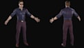 3d horror character modeling, non humanoid creature, game asset model, stylized