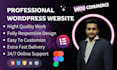 develop a professional wordpress website design and development mobile friendly