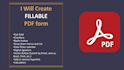 create professional fillable PDF forms with auto fields