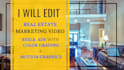 edit real estate marketing video, reels, ads