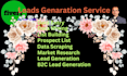 do data enrichment and lead generation task in any industry