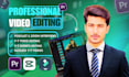 do video editing for you tube, zoom and riverside