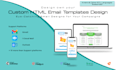 design creative responsive custom HTML email templates