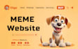 create crypto token website, memecoin website, presale ico website