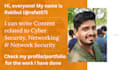 write computer science related blog including cyber security, networking report