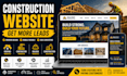 build a construction company website that gets leads