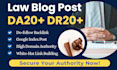 do high quality law blog guest posting with dofollow links