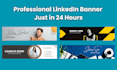 create eye catching linkedin banners, covers, and headers
