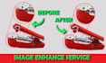 enhance low quality image into high quality