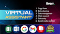 be your virtual assistant, executive assistant, administrative tasks, data entry