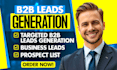 do targeted b2b leads generation, prospect list, email list