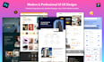 do professional website ui design, ui ux design
