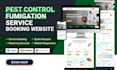 design home service pest control website fumigation service booking website