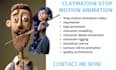 create claymation character animation, stopmotion animation 2d character design