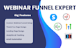 build converting webinar funnel with webinarjam, everwebinar, ghl, clickfunnel