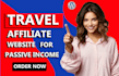 setup travel affiliate website to make money with autoblog