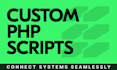 do a custom php script