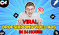 create dropshipping ads and tiktok ads with perfect hook