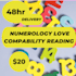 give you numerology love compatibility reading