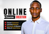 create kajabi online course content, video course, workbook and PPT slide