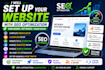 set up your website with SEO optimization