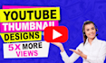design viral clickbait youtub thumbnail in 1 hours