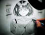 hand draw characters, objects in anime style