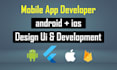 do mobile app development android app ios app flutter mobile app developer
