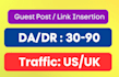 do link insertion and high da guest post on US traffic blog with dofollow links