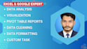 do data analysis excel data cleaning and data visualization