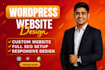 design or redesign a modern wordpress website with elementor pro