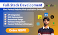 build, redesign, and optimize your web application as a full stack developer