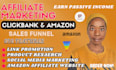 build clickbank affiliate marketing sales funnel or affiliate link promotion