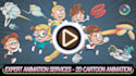 create stunning 2d cartoon animation for any project