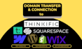 connect domain to shopify, wix, squarespace or domain transfer in 1 hour