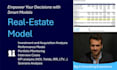 create a custom real estate financial model
