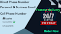 do collect direct phone numbers and email addresses