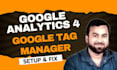 setup google analytics 4, ga4,conversation tracking with GTM