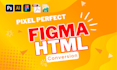 covert figma to html, xd to html, psd to html responsive bootstrap 5