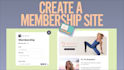 design membership website subscription website
