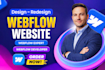 build webflow website, webflow landing page, xd figma to webflow, webflow expert