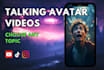 create a talking avatar ai video
