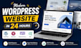 build wordpress website, custom wordpress website, business website development