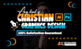 do christian graphics, thumbnails, posters, church flyers, sermon series design