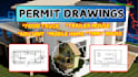 draw food truck floor plans, trailer house, adu, full set of permit drawings