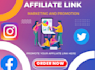 promote affiliate link promotion, mlm links, and business ads