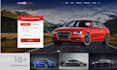 design automotive car dealership website, car rental or auto parts website