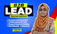 do b2b lead generation and collect linkedin leads