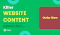 write killer website content to boost sales, SEO web copy