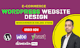 build wordpress ecommerce website design and redesign